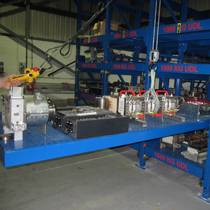 Globeius racks cranes